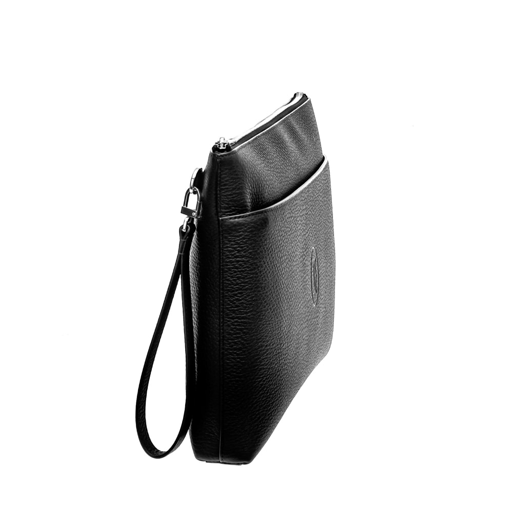 CRL1002260 GM Pouch Must de Cartier Black calfskin palladium