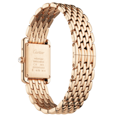 Cartier Tank Louis Small Rose Gold Diamond Ladies Watch WJTA0020