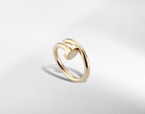 On hand Cartier love ring in platinum : r/DesignerReps