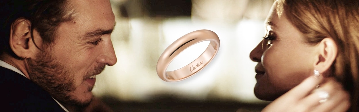cartier style wedding band