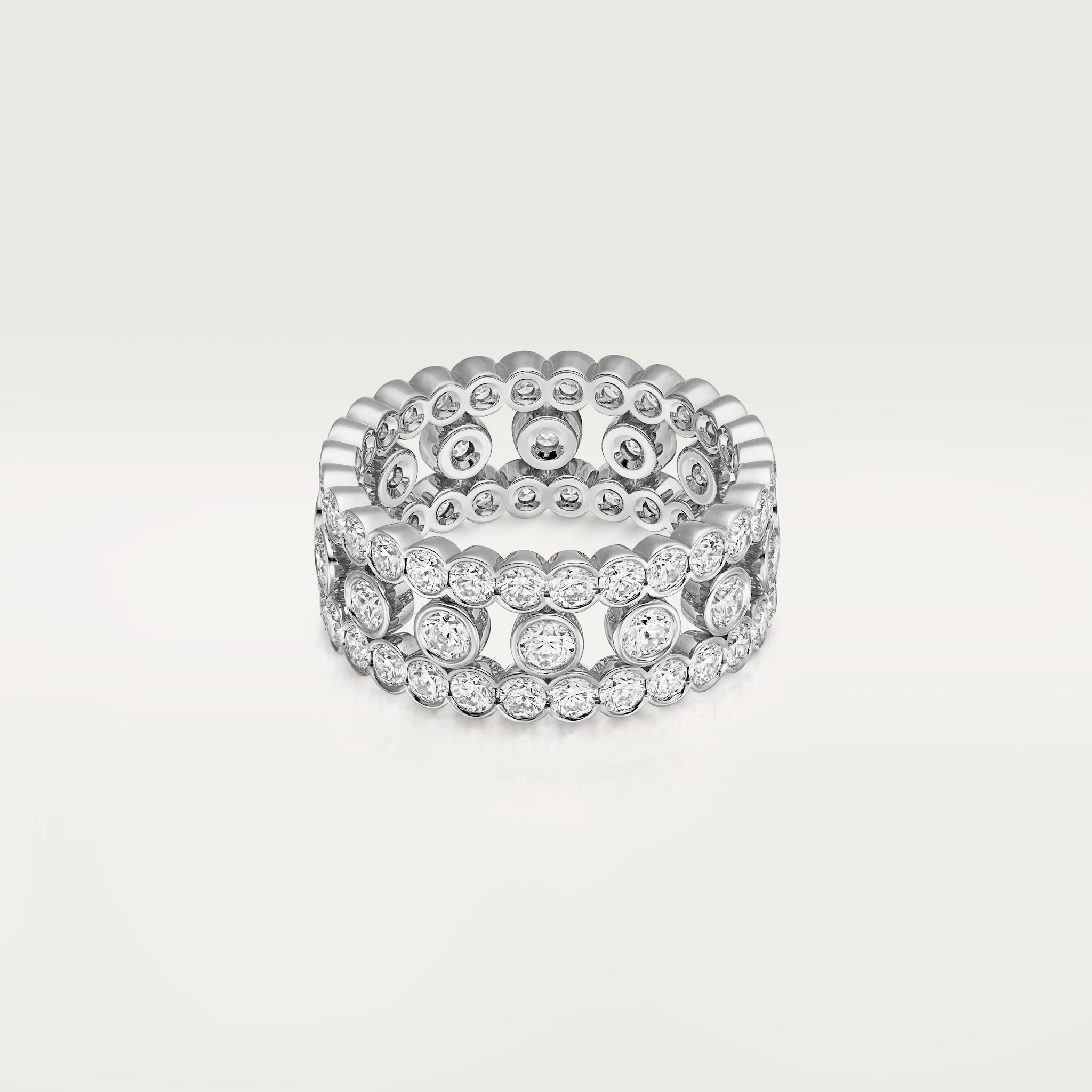 Anillo Broderie de CartierOro blanco, diamantes