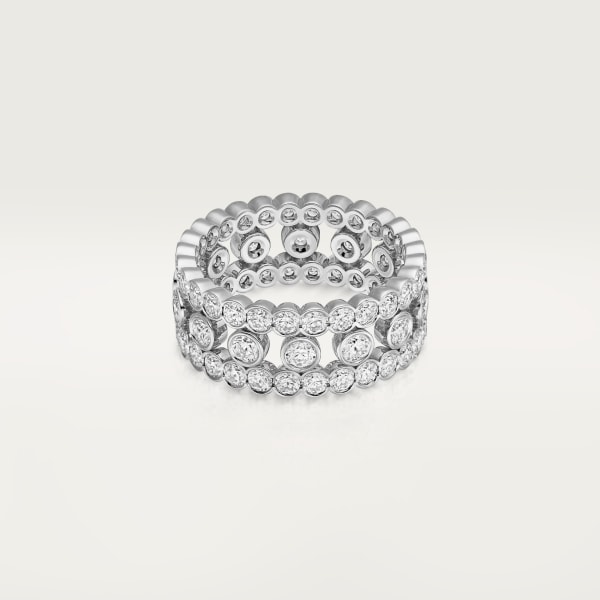 Anillo Broderie de Cartier Oro blanco, diamantes