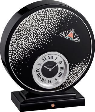 Reloj excepcional Métier d'Art mosaico de cáscara de huevo Plata 925, detalles acabado paladio