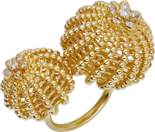 Cactus de Cartier ring Yellow gold, diamonds