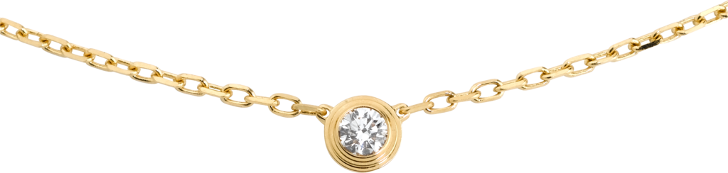 Cartier d'Amour necklace, small modelYellow gold, diamond