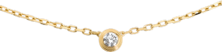 Collar Cartier d'Amour tamaño pequeño Oro amarillo, diamante