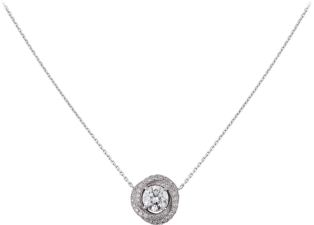 Trinity Ruban necklace White gold, diamonds