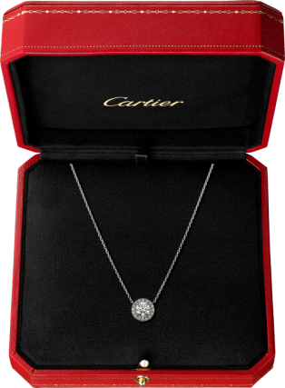 Collar Cartier Destinée Oro blanco, diamantes