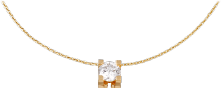 C de Cartier necklace Yellow gold, diamond