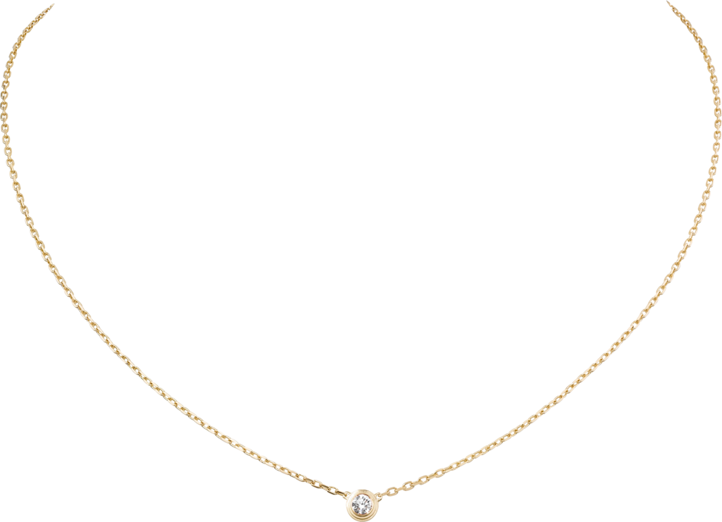Cartier d'Amour necklace, large modelYellow gold, diamond