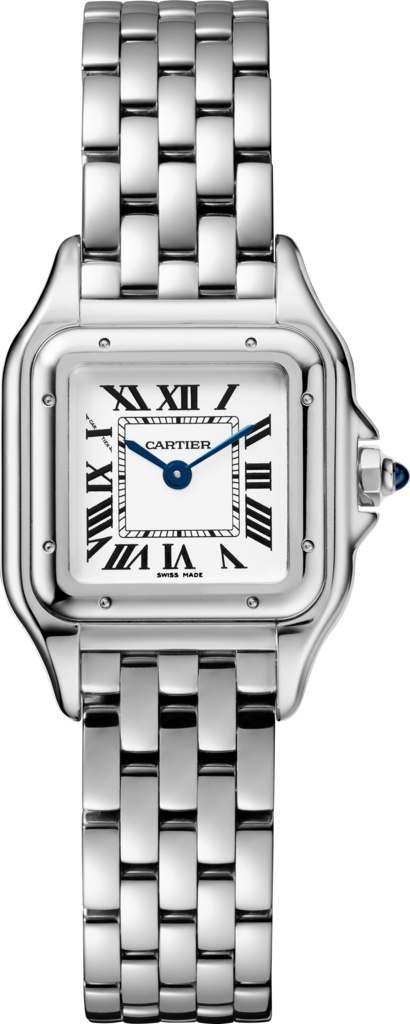 Reloj Panthère de Cartier TPTamaño pequeño, movimiento de cuarzo, acero