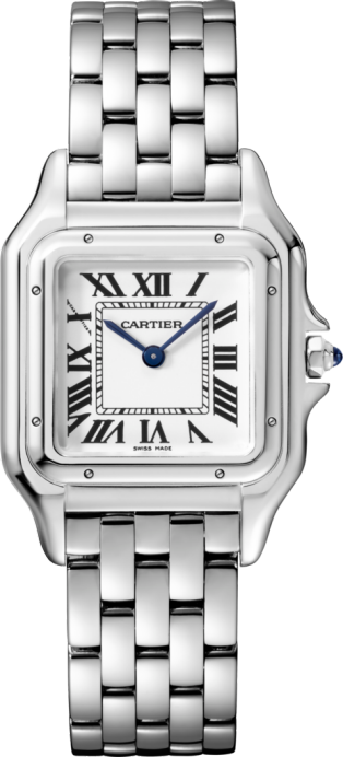 cartier silver watch