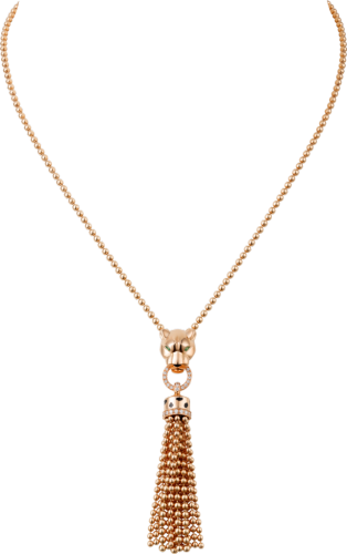 cartier necklace rose gold