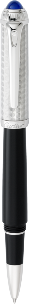 Bolígrafo roller R de CartierComposite negro, acero