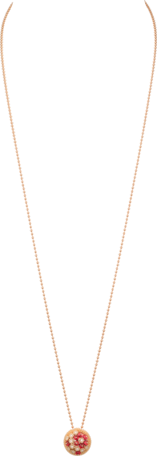 Collar Cactus de Cartier Oro rosa, espinelas, diamantes