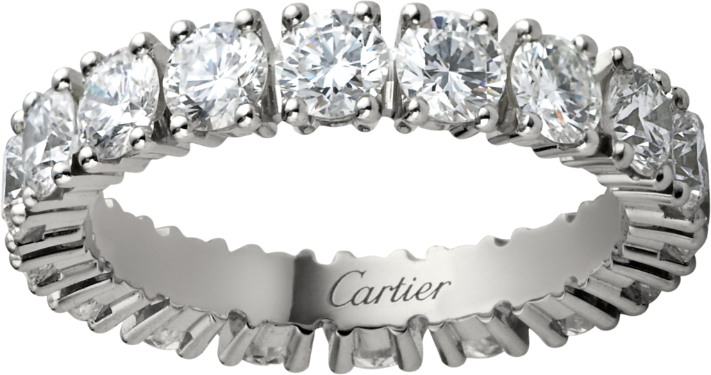 Alianza Cartier DestinéePlatino, diamantes