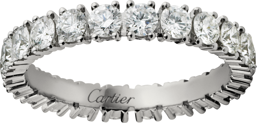 Cartier Destinée wedding ringPlatinum, diamonds