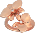 Anillo Caresse d'Orchidées par Cartier Oro rosa, diamantes