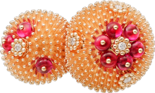 Anillo Cactus de Cartier Oro rosa, espinelas, diamantes