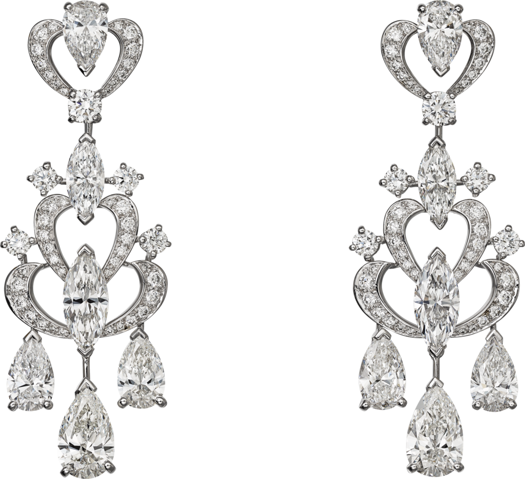 cartier high jewelry earrings