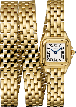 Reloj Panthère de Cartier Tamaño mini, movimiento de cuarzo, oro amarillo