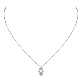 Symbol necklace White gold, diamond