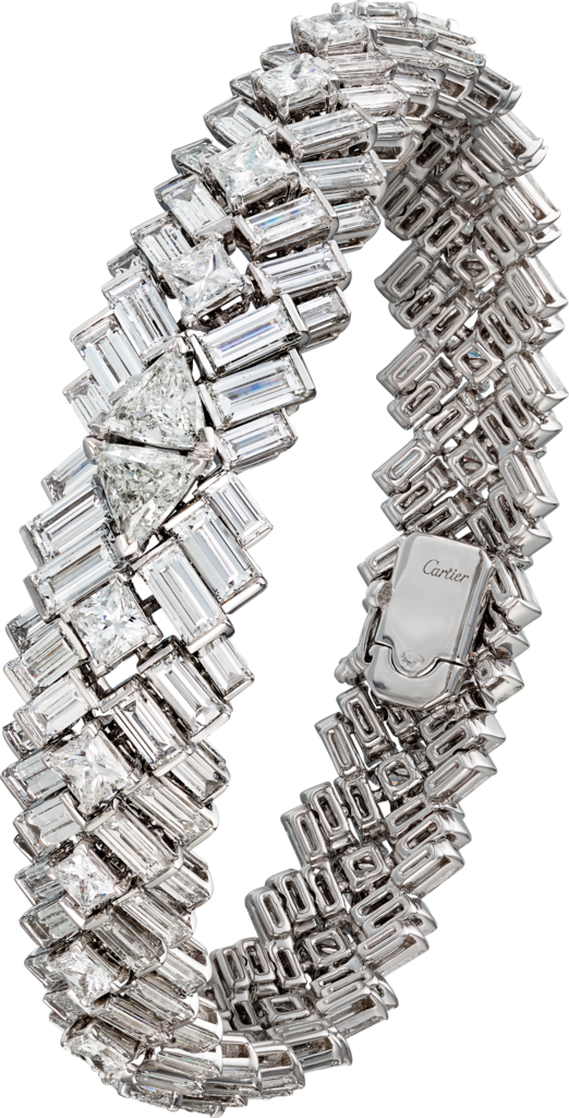 Pulsera Réflection de CartierOro blanco, diamantes