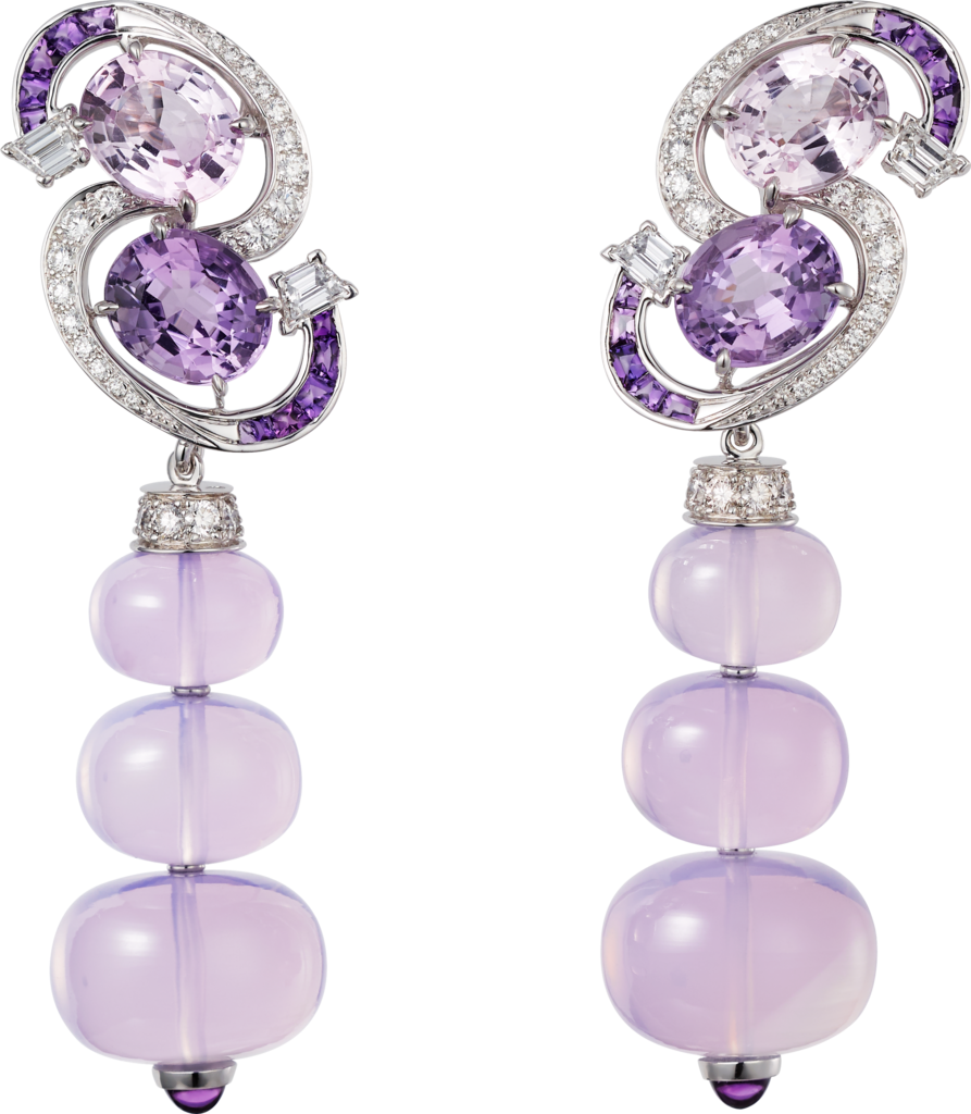 cartier amethyst earrings