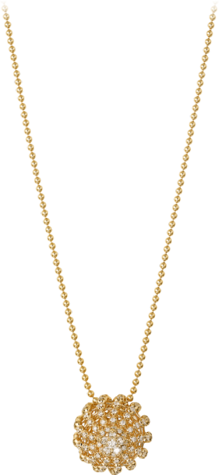 Cactus de Cartier necklace Yellow gold, diamonds