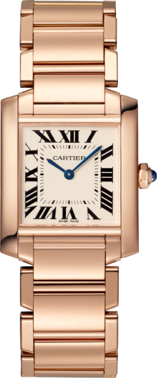 cartier rose gold watch price