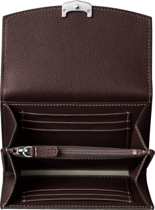 C de Cartier bag, small model - Rhodolite garnet taurillon leather