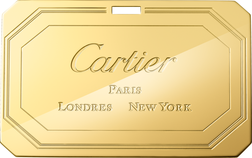 Wallet Bag, Guirlande de CartierBlack calfskin, golden finish