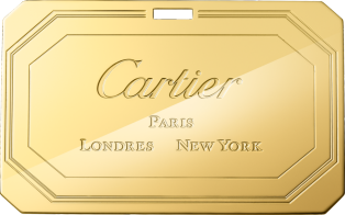 Cartera, Guirlande de Cartier Piel de becerro color negro, acabado dorado