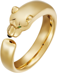 yellow gold cartier ring