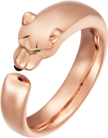 cartier panthere rose gold ring