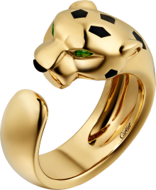cartier panthere gold ring