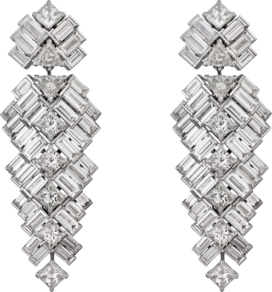 Reflection de Cartier earringsWhite gold, diamonds
