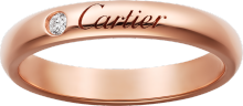 Alianza C de Cartier Oro rosa, diamante