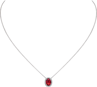 cartier red necklace
