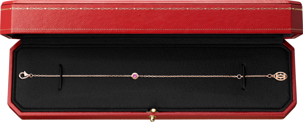 Cartier d'Amour braceletRose gold, pink sapphire