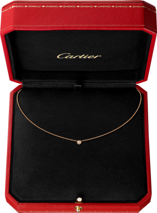 Cartier d'Amour necklace XS Rose gold, diamond