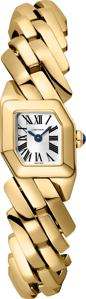 Reloj Maillon de CartierTamaño pequeño, movimiento de cuarzo, oro amarillo
