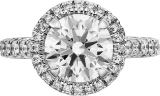 Solitario Cartier Destinée Platino, diamantes