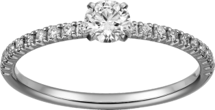 cartier platinum diamond ring price
