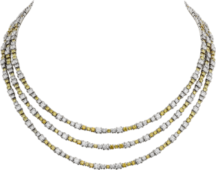 Collar Essential Lines Oro blanco, diamante