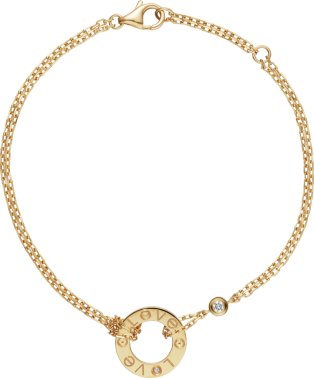 <span class='lovefont'>A </span> Armband Gelbgold, Diamant