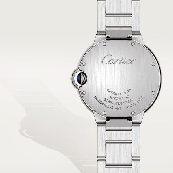 Ballon Bleu de Cartier watch 36mm, automatic movement, steel