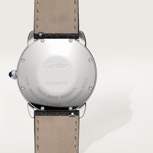 Reloj Ronde Solo de Cartier 36 mm, movimiento automático, acero, piel