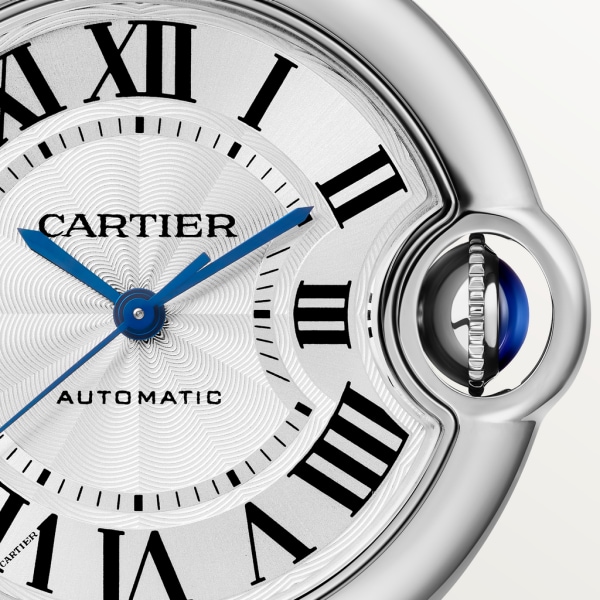 Ballon Bleu de Cartier watch 33mm, automatic movement, steel