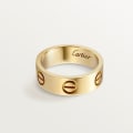 Anillo <span class='lovefont'>A </span>, tamaño clásico  Oro amarillo